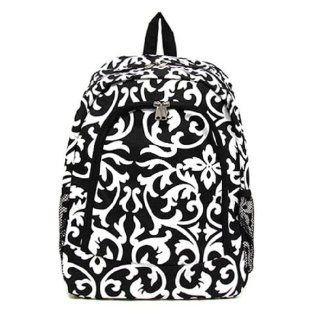 Bp 5016 501 Yh Backpack Floral Damask Black  Cosmetic Bags  Beauty