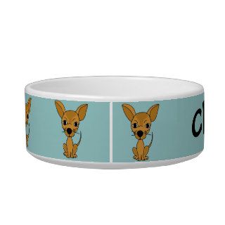 CC  Funny Chihuahua Pet Bowl