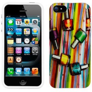 Apple iPhone 5s Vivid Nail Polish Phone Case Cover Cell Phones & Accessories