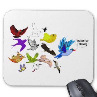 Thanks for Following Mouse Pad