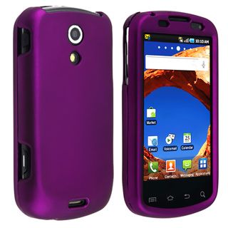 Purple Rubber coated Case for Samsung Epic 4G D700 Eforcity Cases & Holders
