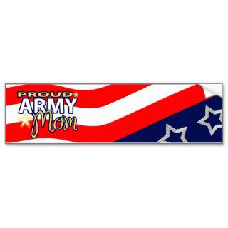 Proud Army Mom Bumpersticker Bumper Stickers