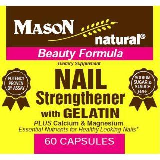 NAIL STRENGTHENER WITH GELATIN CAPSULES Health & Personal Care