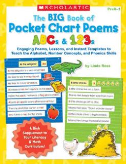 The Big Book of Pocket Chart PoemsABCs & 123s PreK 1(Paperback / softback) General