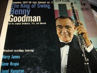 Complete 1937 38 Jazz Concert No.2 [OSL 180] The King of Swing Benny Goodman with Harry James, Gene Krupa, Lionel Hampton, Teddy Wilson Music