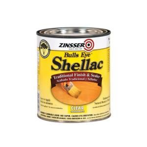Zinsser 1 qt. Clear Shellac Traditional Finish and Sealer 00304H