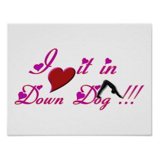 Down Dog Yoga Poster