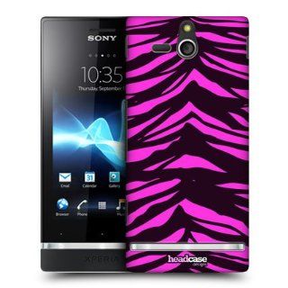Head Case Designs Magenta Tiger Mad Prints Hard Back Case Cover For Sony Xperia U ST25i Cell Phones & Accessories
