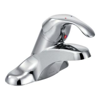 MOEN Commercial 4 in. Centerset 1 Handle Low Arc Bathroom Faucet in Chrome 8430