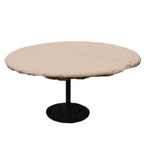 Hearth & Garden Polyester Standard Round Patio Table Cover with PVC Coating SF40243