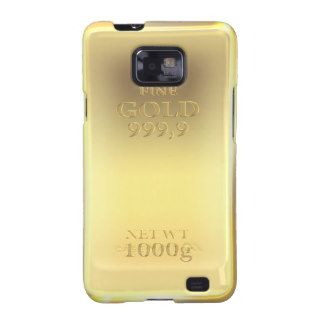 Gold bar design, looks so real galaxy s2 covers