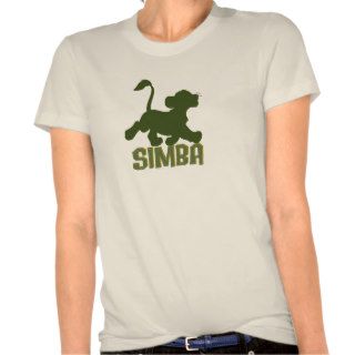 Lion King's Simba Silhouette Disney Tshirts