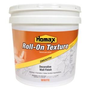 Homax 2 gal. White Smooth Roll On Texture Decorative Wall Finish 2416