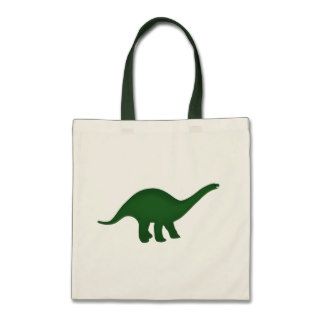 Cute Dinosaur Brontosaurus Canvas Bags