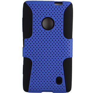Apex Hybrid Case for Nokia Lumia 521, Blue/Black Cell Phones & Accessories