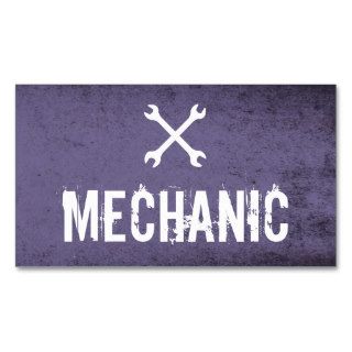 Professional Mechanic Automotive Business cards