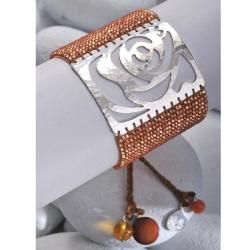 Mishky Sterling Silver Rose Bracelet (Colombia) Bracelets