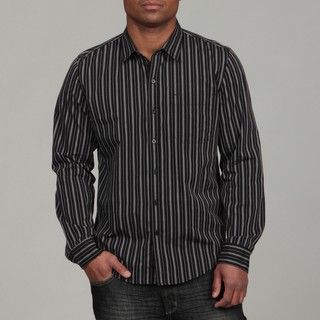 Calvin Klein Jeans Men's 'Degas Stripe' Woven Shirt Casual Shirts