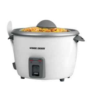 BLACK & DECKER 28 Cup Rice Cooker with Steamer Basket DISCONTINUED RC5428