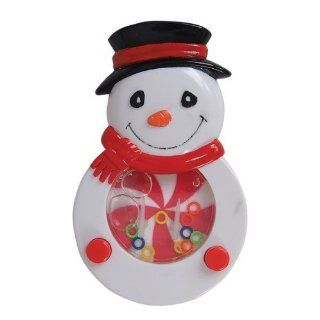 Snowman Water Game (1 unit), 4.5" Plastic, New, Christmas Stocking Stuffer, Holiday Party Favor Toy 