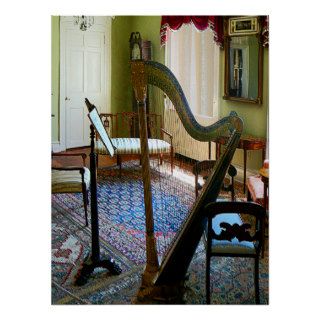 STARTING UNDER $20   Harp in Living Room Posters