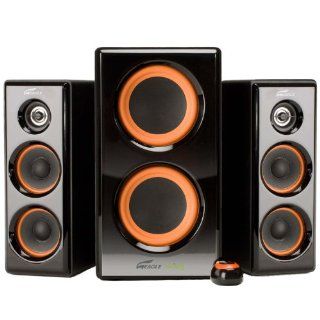 Arion Legacy AR506 BK 2.1 Channel Speaker System with Dual Subwoofer & Wired Remote for , CD, PC, Video Game Consoles Black, 100 Watts Electronics