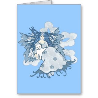 Snow Fairy Greeting Card