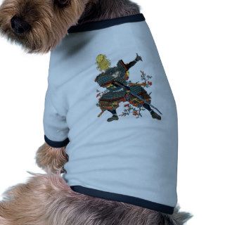 Samurai Shogun Warrior ~ Vintage Japanese Art Dog Tee Shirt