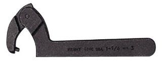 Wright Tool 9645 4 1/2 Inch to 6 1/4 Inch Capacity Range Spanner Wrench with Adjustable Pin, Black    
