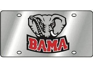 NCAA ALABAMA MASCOT Stainless Style Front Vanity License Plate #507 Automotive