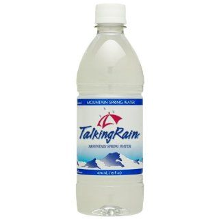 TalkingRain Spring Water, 16.9 Ounce Bottles (Pack of 30)  Enhanced Water  Grocery & Gourmet Food