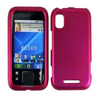 Rose Pink Hard Case Cover for Motorola Flipside MB508 Cell Phones & Accessories