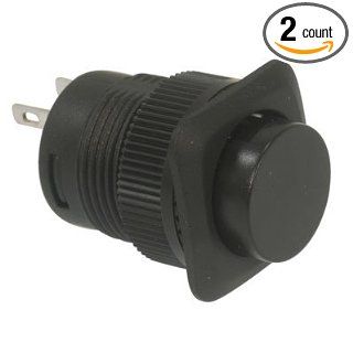 Switch Push ButtOn Single Pole Single Throw Off Momentary (On) Black 3 Amp R13 508A 05 BB Electronic Component Switches