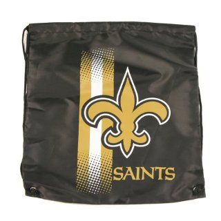 New Orleans Saints Equipment / Shoe Cinch Bag (Measures 14" x 14")  Sports Fan Bags  Sports & Outdoors