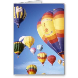 Hot air balloons cards