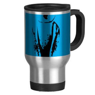 Blue owl sketched coffee mugs