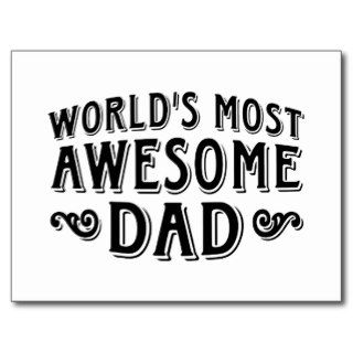 Awesome Dad Postcards