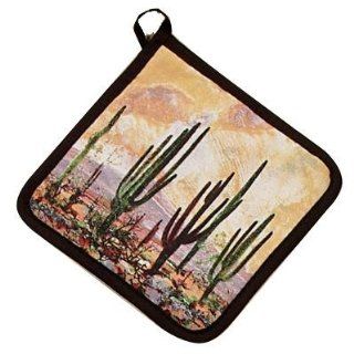 Southwestern Desert Sunset Cactus   Kay Dee Designs Potholder (1)   Southwest Cactus Fabric