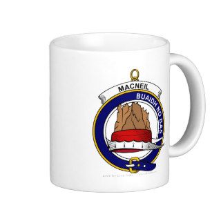 MacNeil of Barra Clan Badge Coffee Mug