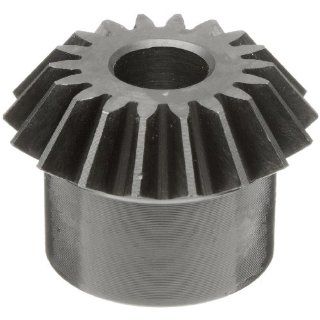 Martin BS840 2 Bevel Gear, 20 Pressure Angle, High Carbon Steel, Inch, 0.820" Face, 1" Bore Diameter, 5" Pitch Diameter, 5.07" Outer Diameter, 40 Teeth