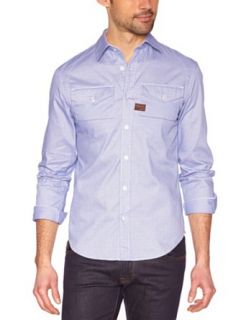 G Star Raw Men's Rco Arizona Stockton Shirt L/s, Reflex Blue, XX Large at  Mens Clothing store