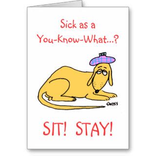 Dog Get Well Cards