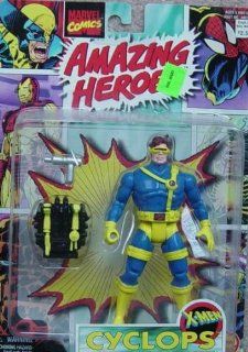 Cyclops X men Action Figure with Light up Optic Blasts   1997 Marvel Comics Amazing Heroes Series Toys & Games