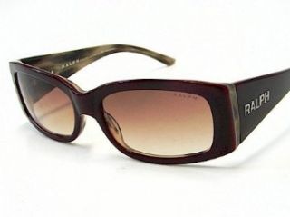 New Ralph Lauren RA5021 RA 5021 528/13 Burgundy Horn Sunglasses Gradient Brown Lens Size 54 16 130 Clothing