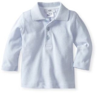 Hugo Boss Baby Baby Boys Newborn Prepster Long Sleeve, Blue Sky, 2A Clothing