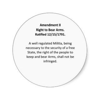 2nd Amendment Stickers