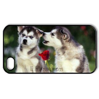 DIY Cover Little Dogs Cover Case for iPhone 4,4S Dogs Collection DIY Cover 7621 Cell Phones & Accessories