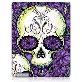 Head Case Designs Violet Florid Of Skulls Hard Back Case Cover For Apple iPad 2 Computers & Accessories