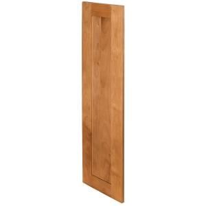 Home Decorators Collection Assembled 12x30x.75 in. Matching Wall End Panel in Hargrove Cinnamon MWEP30 HCN