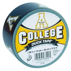 Duck College 1 7/8 in. x 10 yds. Appalachian State Duct Tape 240258